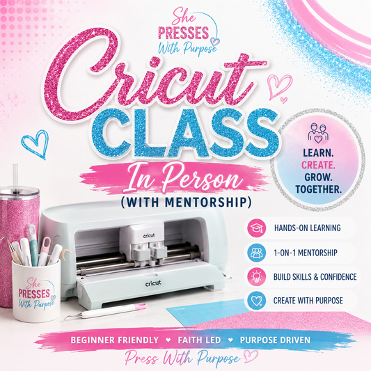 Cricut Class – In Person (with Mentorship)